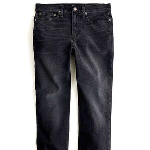 J.Crew Men's Stretch 770 Straight Fit Jeans in Washed Black Size 34 x 34